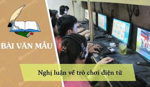 nghi luan ve tro choi dien tu