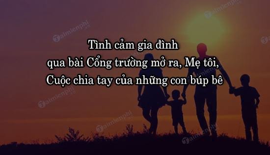 suy nghi ve tinh cam gia dinh qua bai cong truong mo ra me toi cuoc chia tay cua nhung con bup be