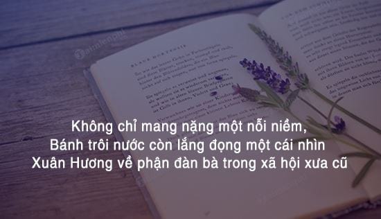 chung minh nhan dinh khong chi mang nang mot noi niem banh troi nuoc con lang dong mot cai nhin xuan huong ve phan dan ba trong xa hoi xua cu