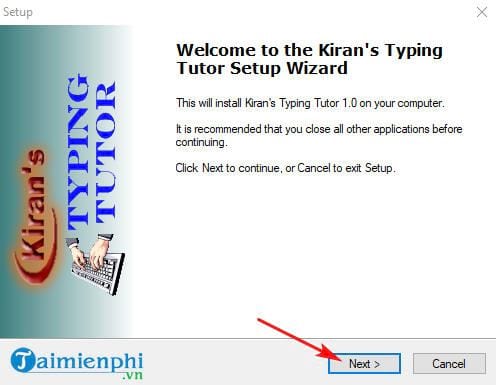 Cách tải và sử dụng Kiran's Typing Tutor luyện gõ 10 ngón - Cẩm Nang Tiếng Anh