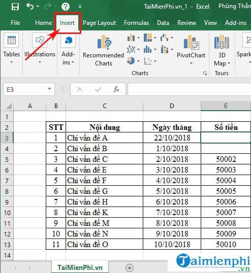 Cách Chèn Ký Tự đặc Biệt Trong Excel 2016
