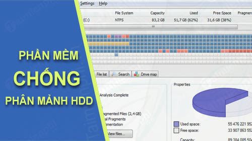 Chống phân mảnh HDD bằng phần mềm nào tốt?