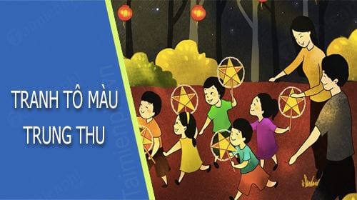 tranh to mau trung thu cho be