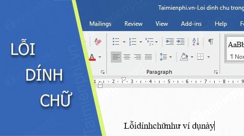 sua loi dinh chu trong word 2016
