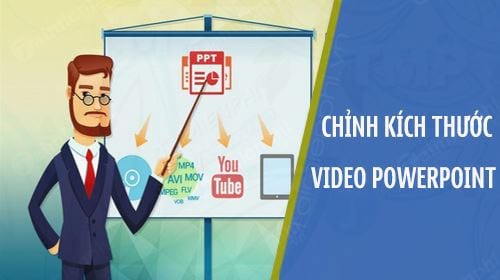 cach keo to thu nho video tren powerpoint chinh kich thuoc video
