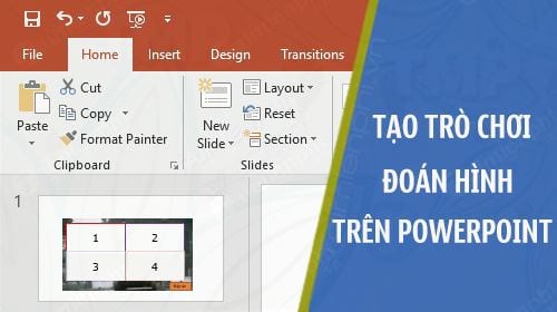 cach tao tro choi doan hinh tren powerpoint