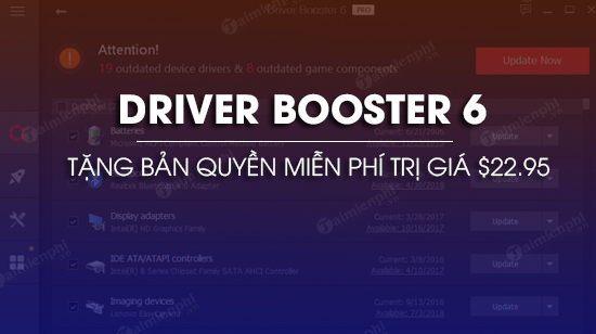 giveaway iobit tang ban quyen driver booster 6 cap nhat driver pc nhanh va chuan