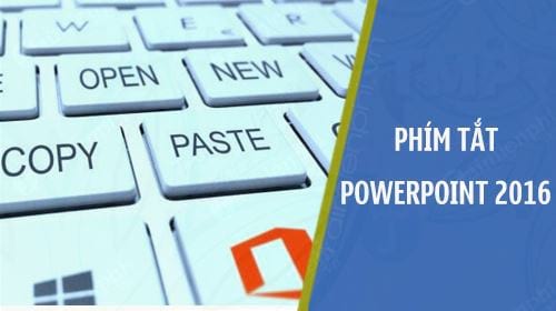 Phím tắt cho PowerPoint 2016