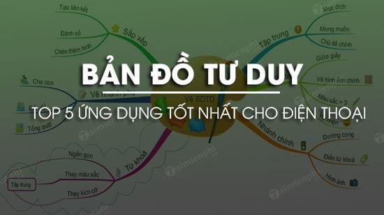 Top ứng dụng bản đồ tư duy cho điện thoại tốt nhất