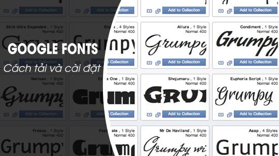 cach tai font google tren fonts google com