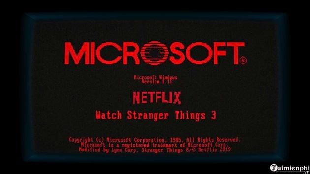 microsoft ra mat windows 1 11 stranger things