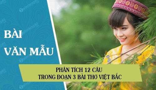 Phân tích 12 câu trong đoạn 3 bài thơ Việt Bắc