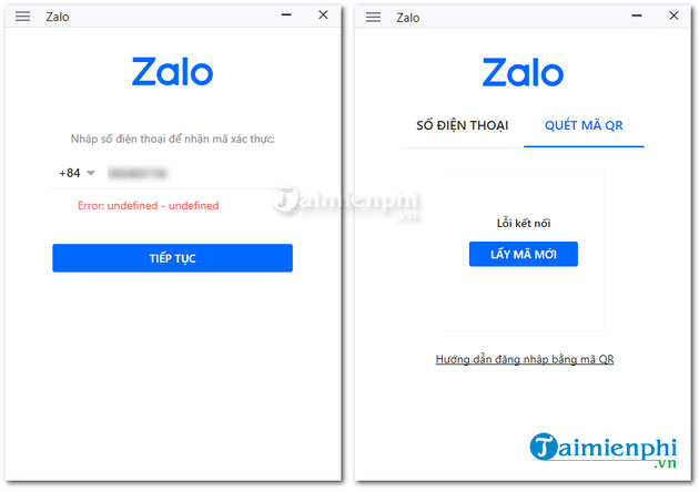 Sửa lỗi không đăng nhập Zalo trên PC được