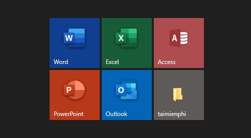 Microsoft Office Word, Excel, Powerpoint có icon mới