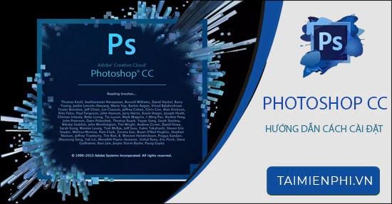 cach cai photoshop cc tren may tinh
