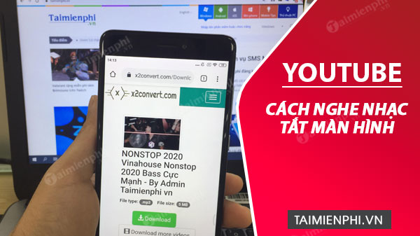 huong dan nghe nhac youtube tat man hinh iphone android