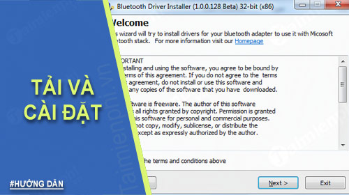 cach tai va cai dat bluetooth driver