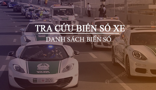 cach tra cuu bien so xe, tra cuu xe may oto