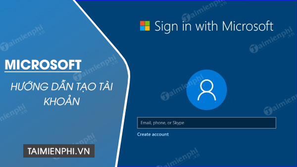 Sign up for a Microsoft account