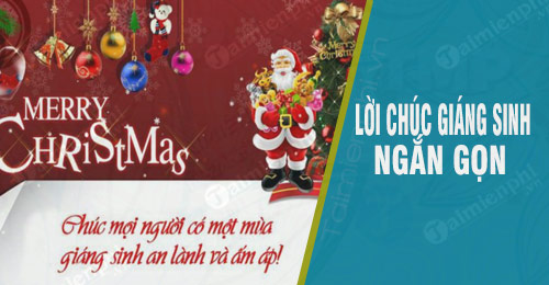 loi chuc giang sinh ngan gon