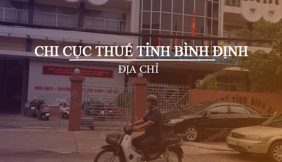 Địa chỉ chi cục thuế tỉnh Bình Định