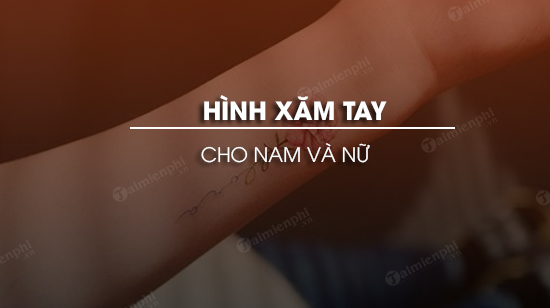 Hinh XÄƒm Tay Ä'áº¹p Cho Nam Ná»¯ XÄƒm Canh Tay Cá»• Tay Ngon Tay Báº¯p Tay