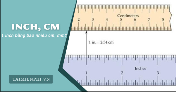 Đổi 1 inch bằng bao nhiêu cm, mm, m – Thủ thuật