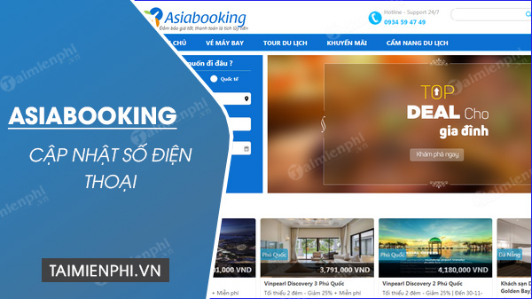 Số điện thoại tổng đài asiabooking.com.vn, đặt phòng khách sạn