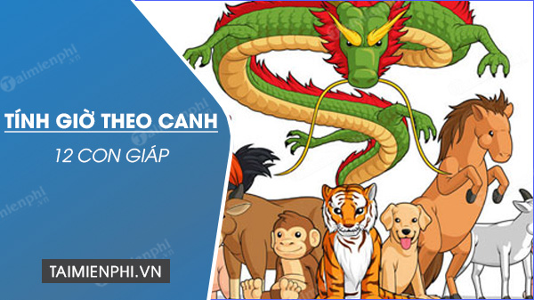 cach tinh gio theo canh 12 con giap