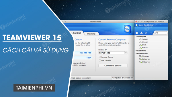 how to install teamviewer 15