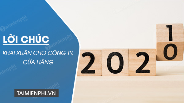 loi chuc khai xuan dau nam cong ty cua hang