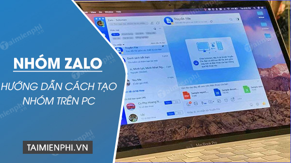 cach tao nhom chat zalo pc