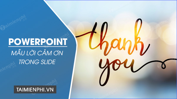 mau loi cam on trong slide powerpoint