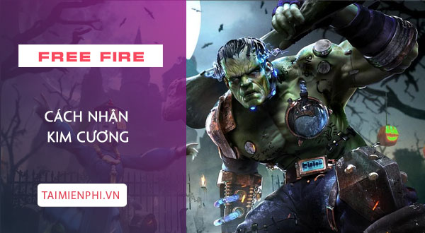 cach nhan kim cuong garena free fire