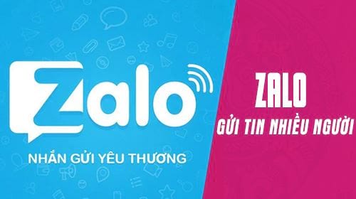 cach nhan tin cho nhieu nguoi cung luc tren zalo