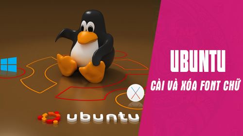 huong dan cach cai va xoa font chu tren linux ubuntu