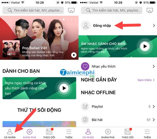 Cách nhận 30 ngày tài khoản VIP Zing MP3 miễn phí