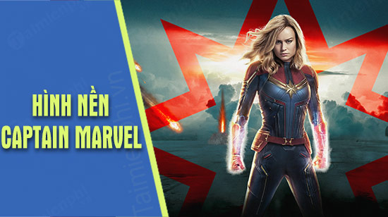 Hình ảnh nền Captain Marvel cho máy tính, FULL HD