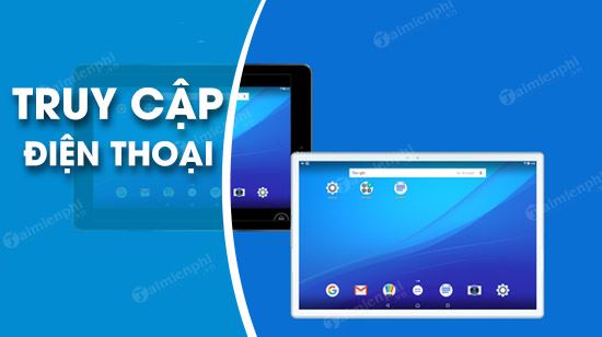 huong dan chieu man hinh android len may tinh laptop