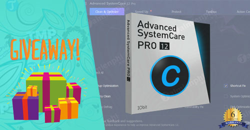 (Giveaway) Bản quyền miễn phí Advanced SystemCare 12, tối ưu, tăng tốc hệ thống máy tính hiệu quả