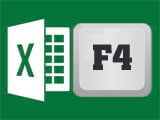 
	Cách sửa lỗi không dùng được phím F4 trong Excel
