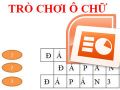 Làm sao để tạo nền và định dạng cho trò chơi ô chữ trên Powerpoint 2016?
