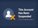 [TaiMienPhi.Vn] Cách khắc phục lỗi This account has been suspended, lỗi website không