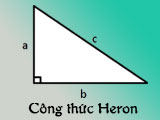 Công thức Heron là gì và được sử dụng trong trường hợp nào để tính diện tích tam giác?
