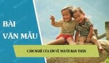 Cảm nghĩ của em về người bạn thân Cảm nghĩ của em về người bạn thân