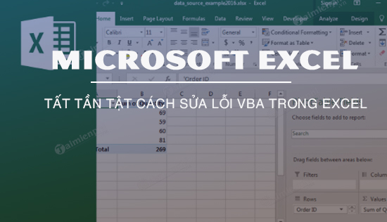 Tất tần tật cách sửa lỗi VBA trong Excel - Thủ thuật