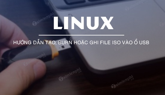linux burn iso to usb