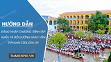 Hướng dẫn đăng nhập taphuan.csdl.edu.vn Chương trình tập ...