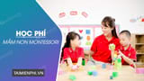 Học phí mầm non Montessori 2022 tại Hà Nội, tp Hồ Chí Minh