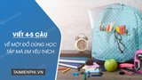 viết một đoạn văn tả đồ dùng học tập